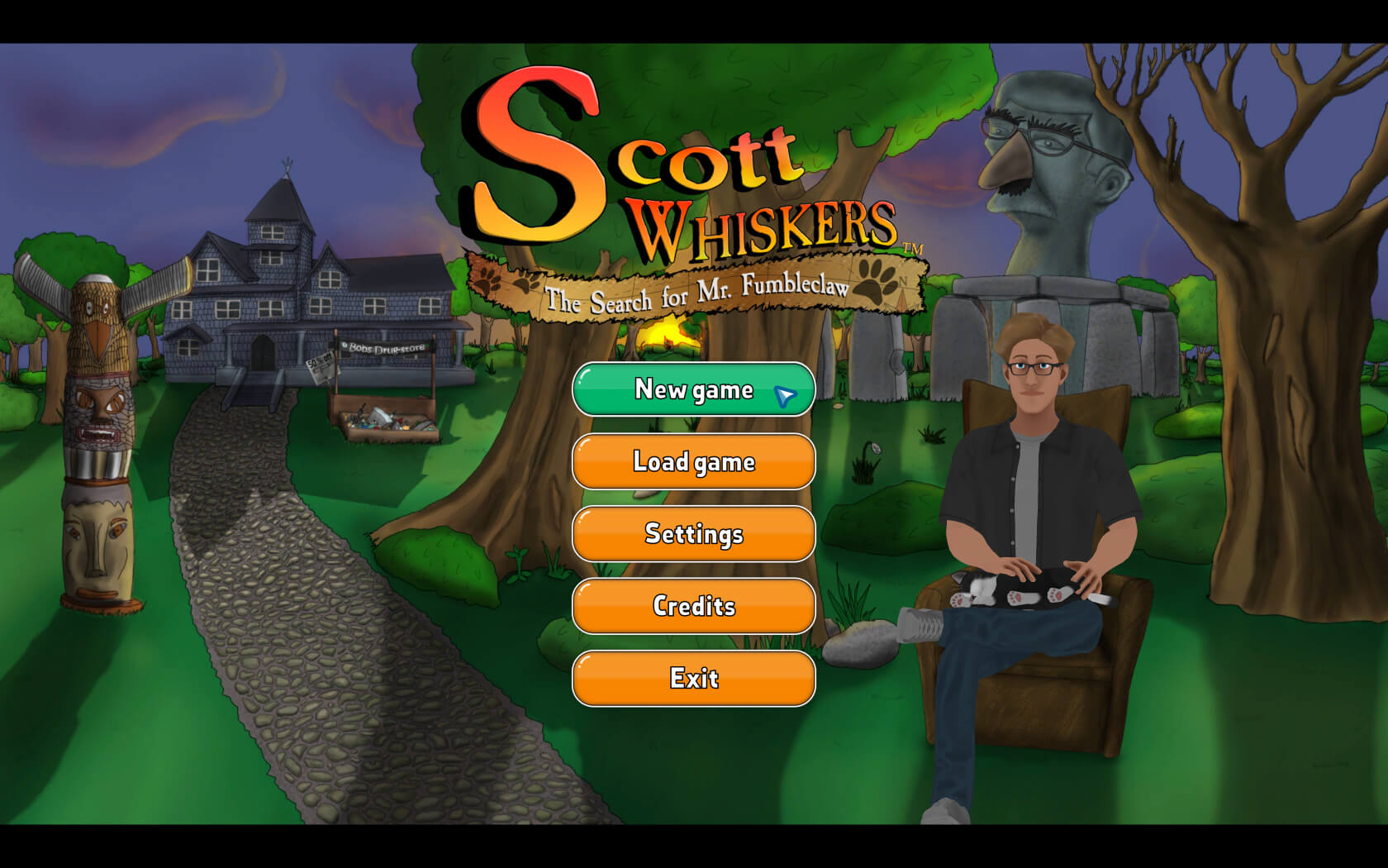 斯科特·威斯克斯：寻找笨爪先生 Scott Whiskers in: the Search for Mr. Fumbleclaw for Mac v1.0.155 英文原生版-1