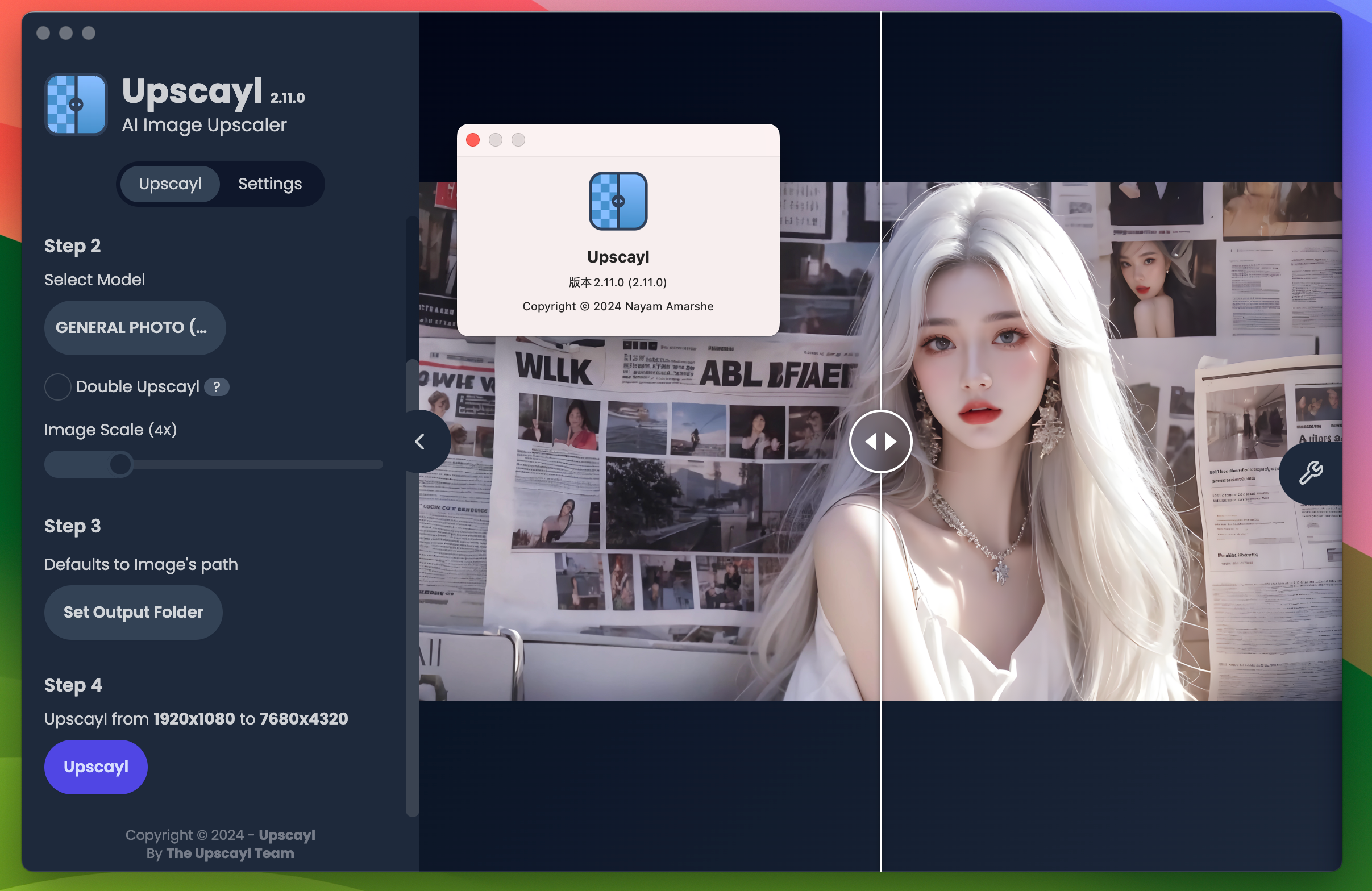 Upscayl for Mac v2.11.0 AI图像放大软件 免激活下载-1