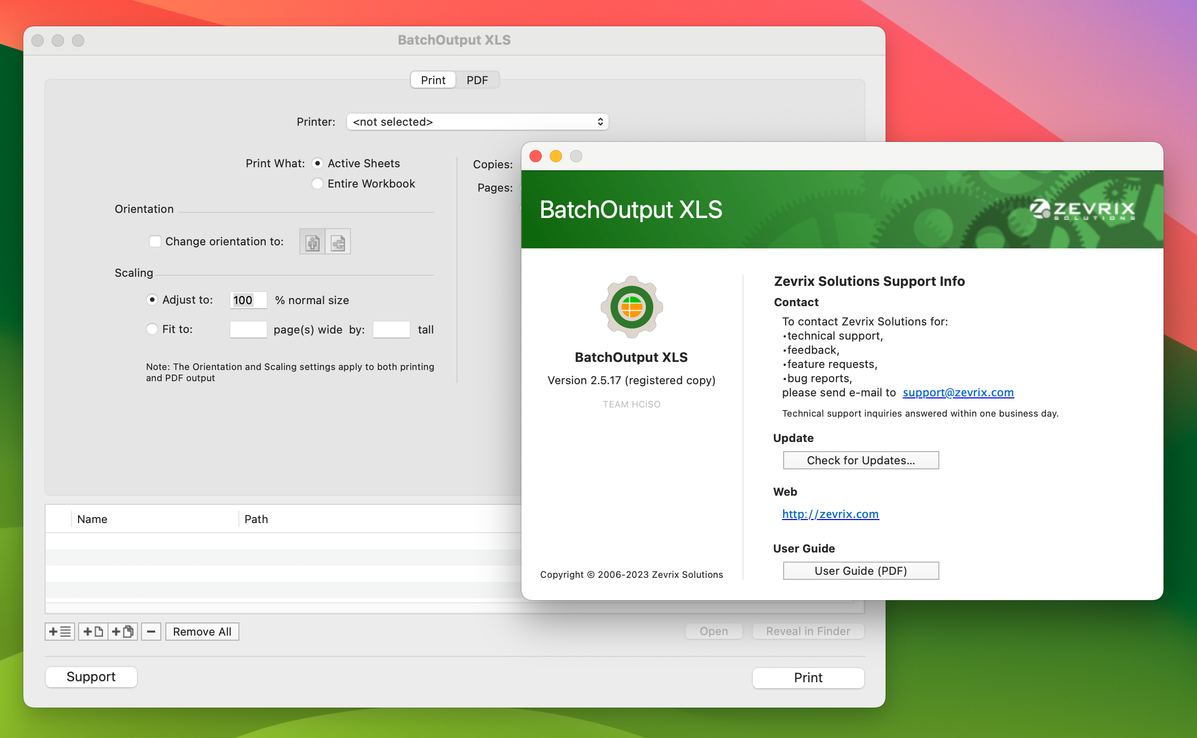 BatchOutput XLS for Mac v2.5.17 PDF打印管理软件 免激活下载-1