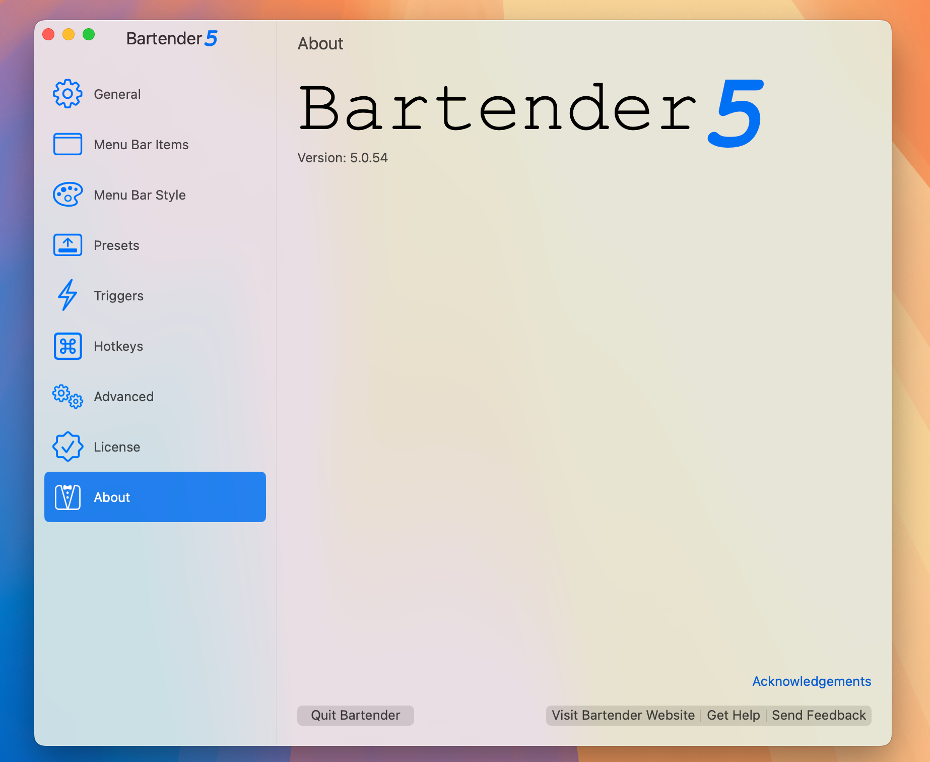 Bartender 5 for Mac v5.0.52 菜单栏图标管理软件 免激活下载-1