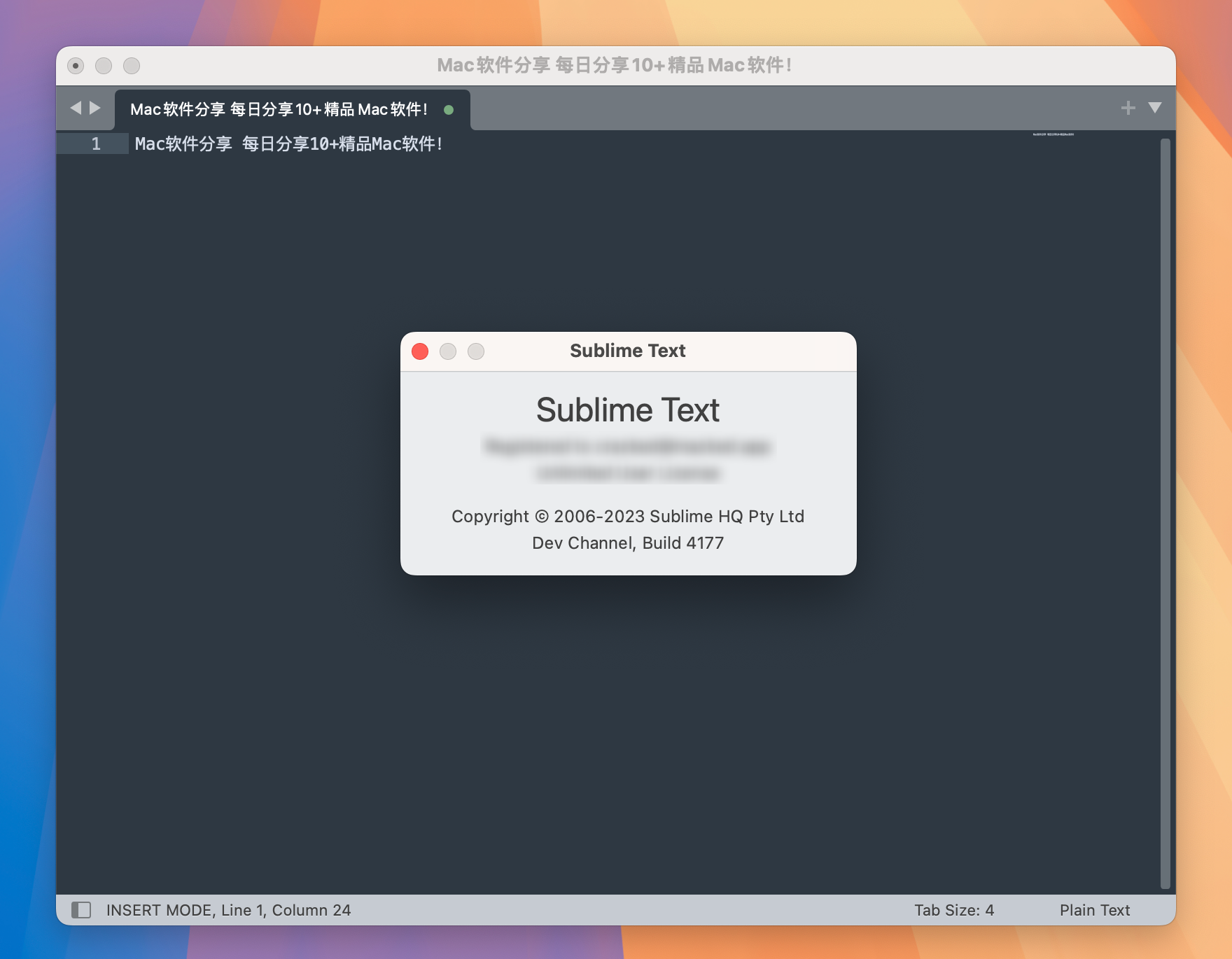 sublime text for Mac v4.0.4177 代码编辑器 免激活下载-1