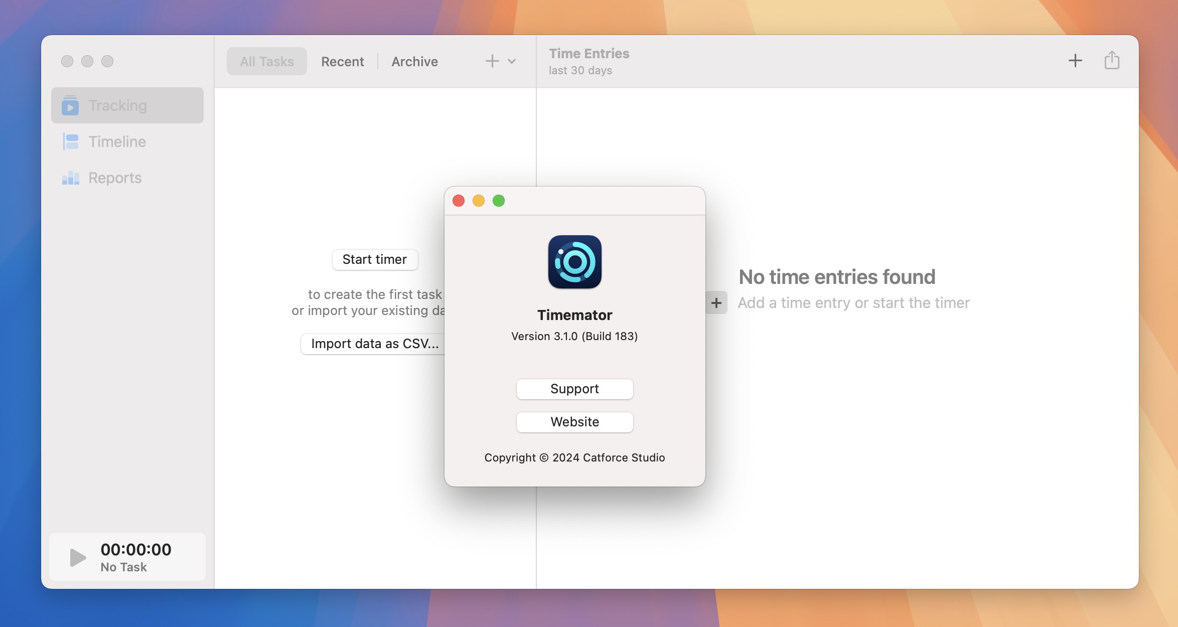 Timemator for Mac v3.1.0 优秀的时间追踪软件 免激活下载-1