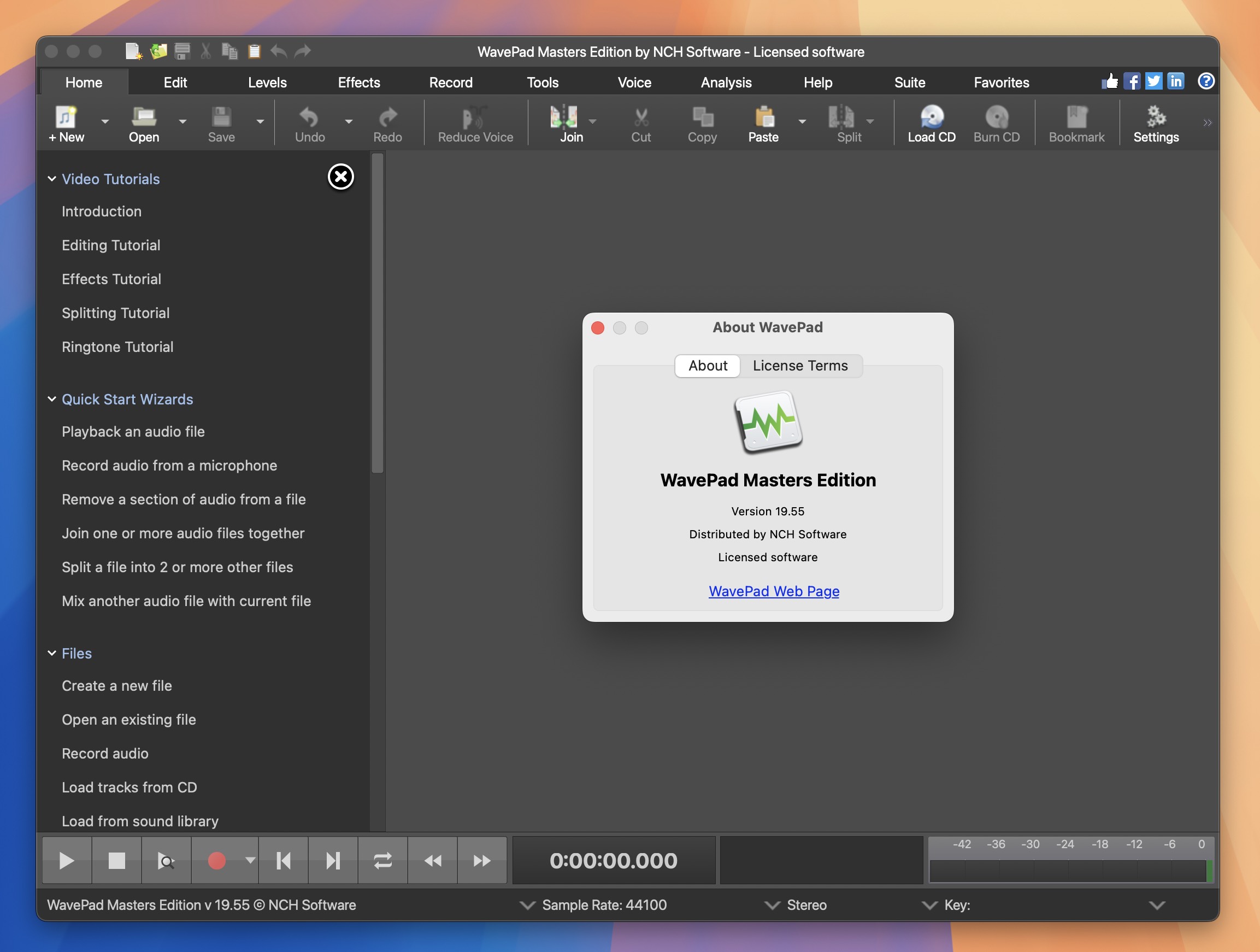 NCH WavePad for Mac v19.55 mac音频编辑软件 免激活下载-1
