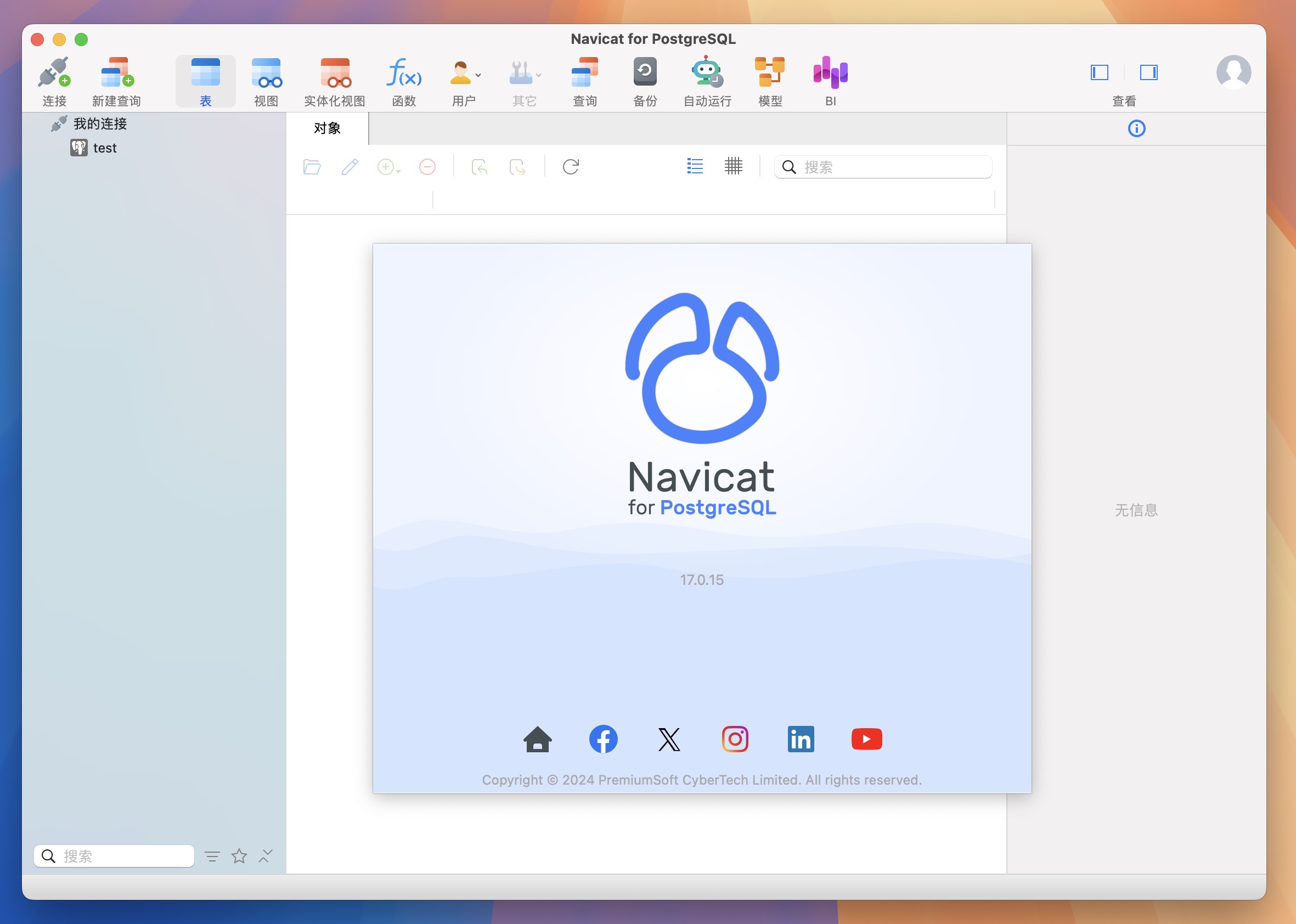 Navicat for PostgreSQL for Mac v17.0.15 数据库管理系统软件 免激活下载-1