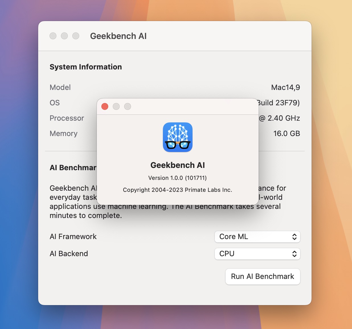 Geekbench AI for Mac v1.0.0 跨平台的AI基准测试 免激活下载-1