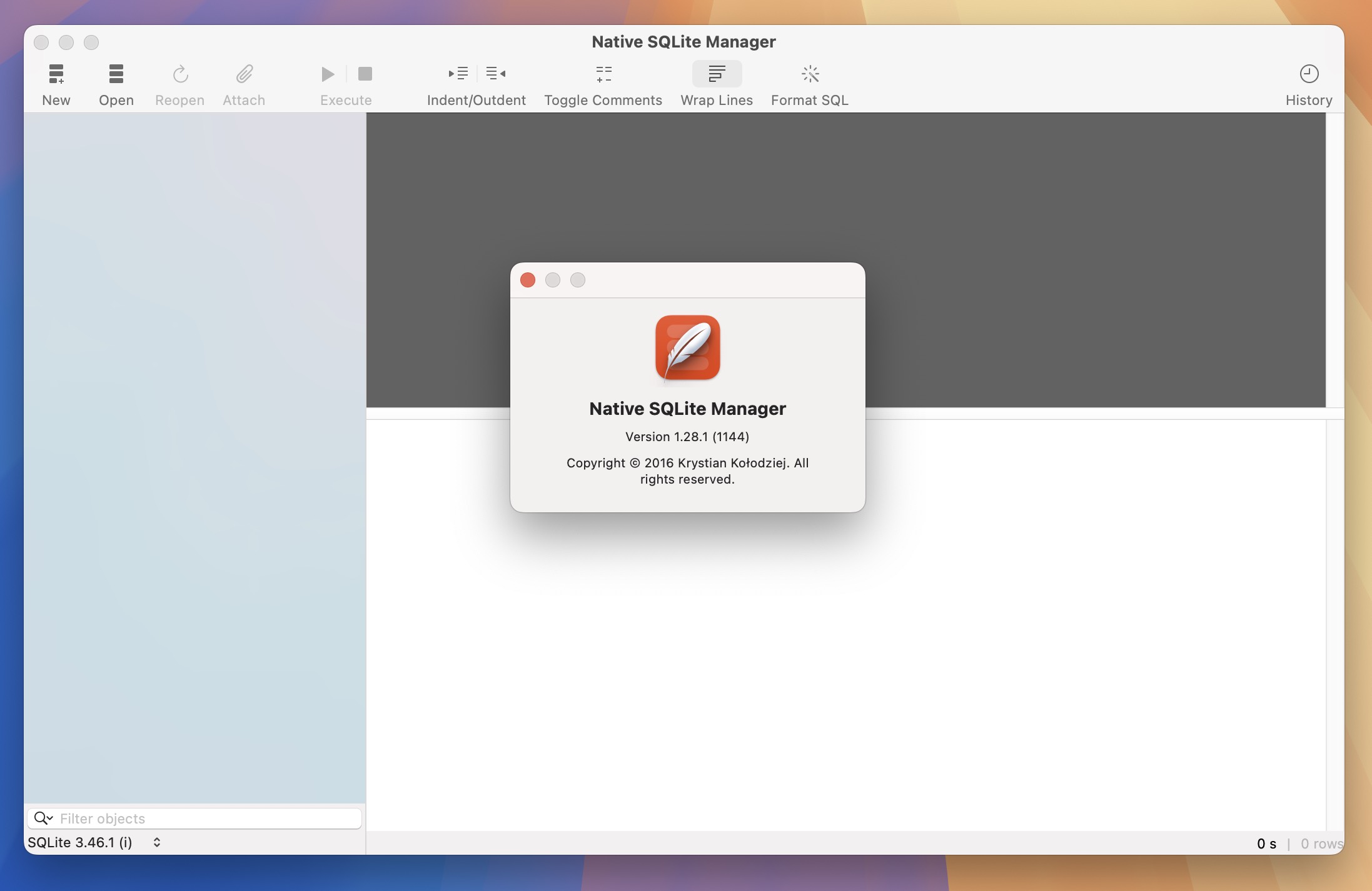 Native SQLite Manager for Mac v1.28.1 极简SQLite数据库管理器 免激活下载-1