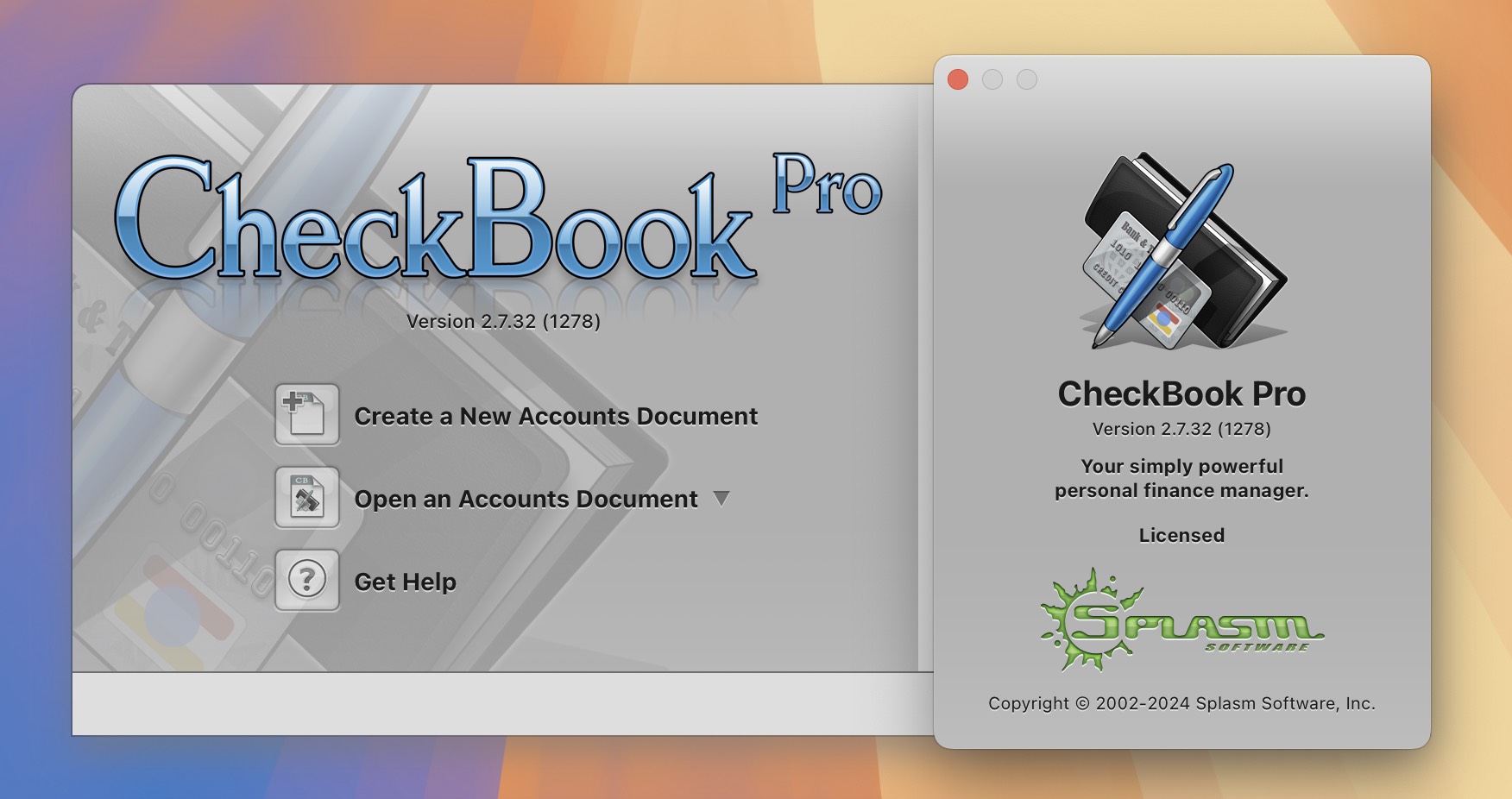 CheckBook Pro for Mac v2.7.32 优秀的个人理财管理软件 免激活下载-1