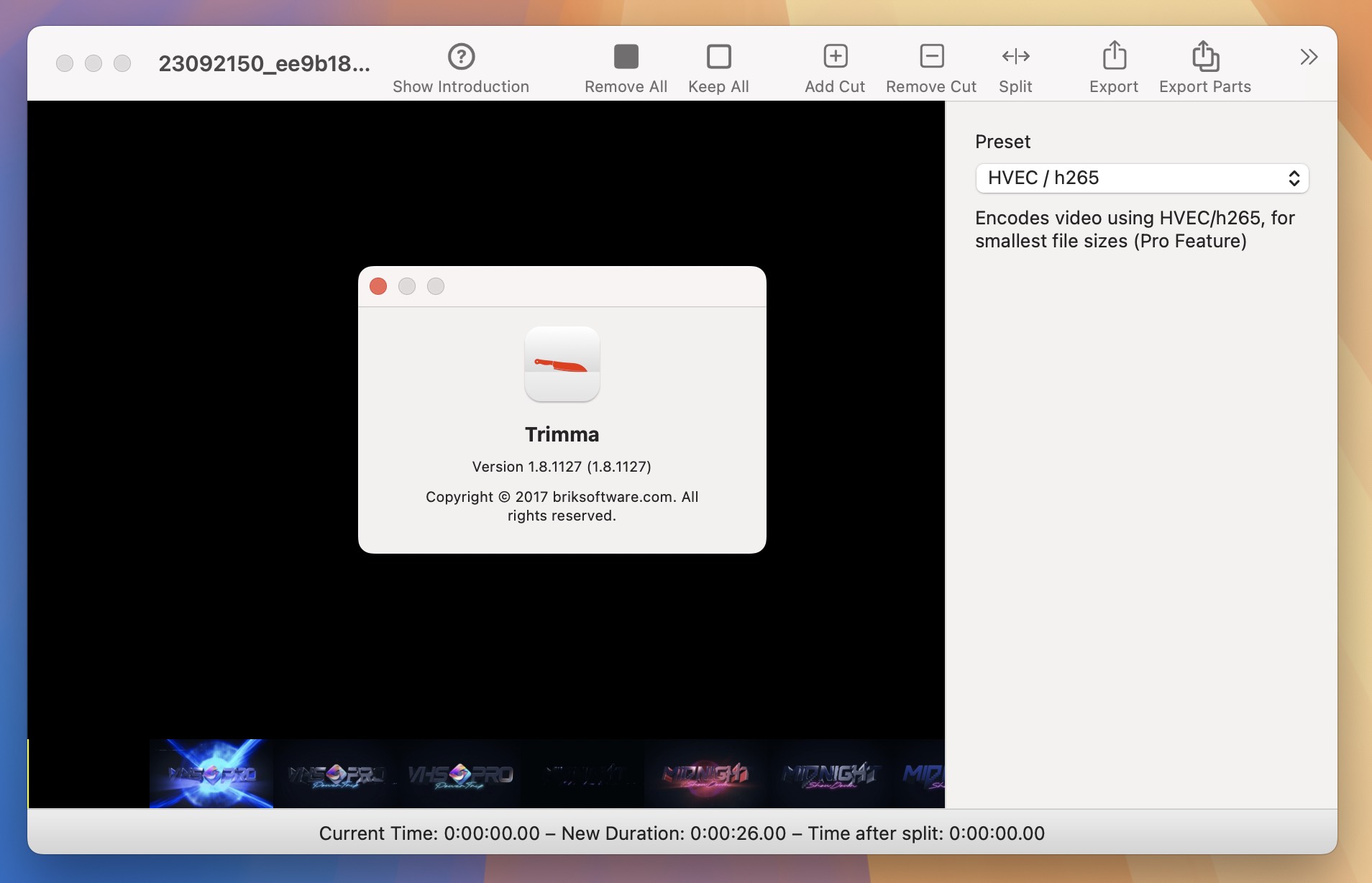 Trimma for Mac v1.8.1127 功能强大且易上手的视频剪辑软件 免激活下载-1