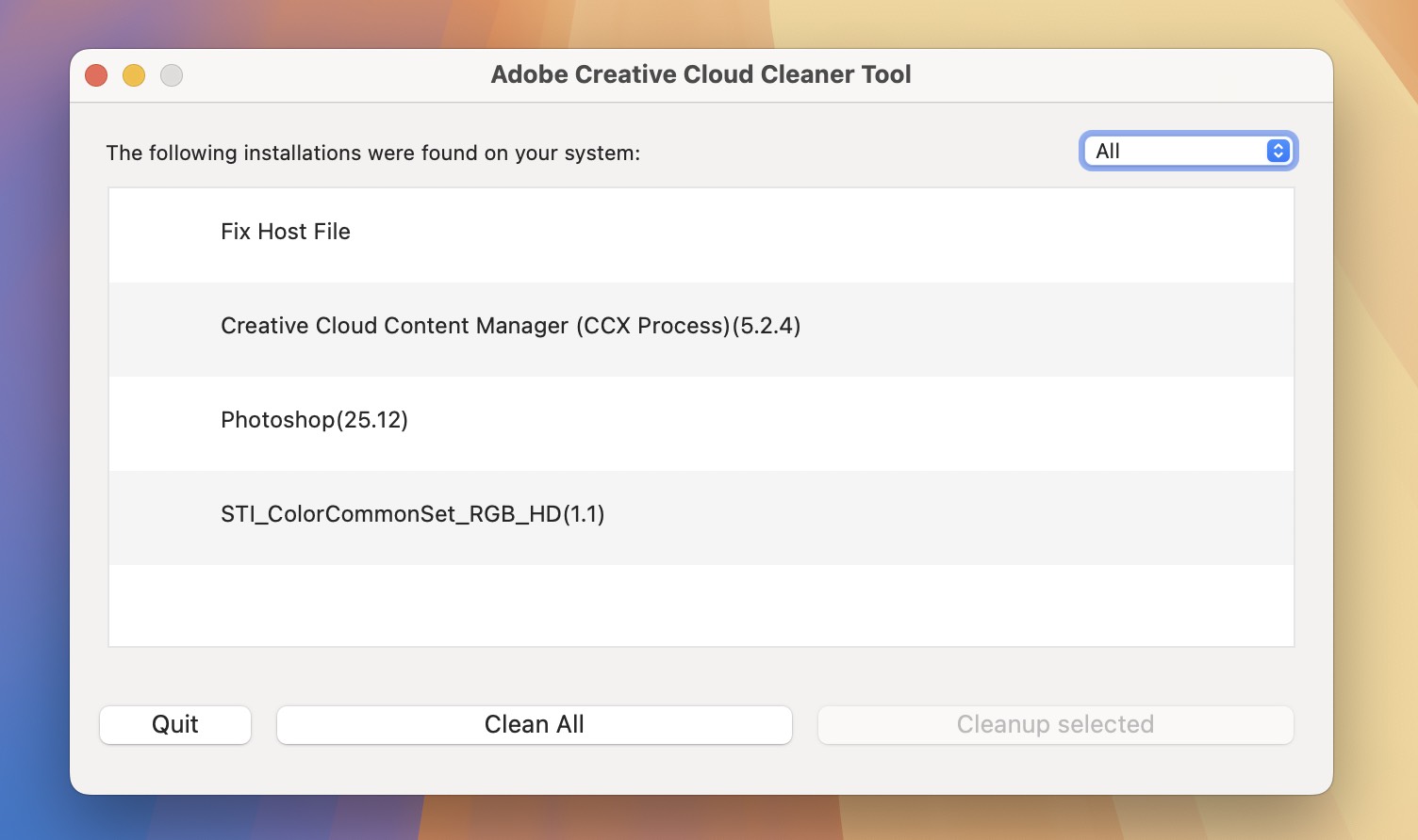 Creative Cloud Cleaner Tool for Mac v4.3.0.834 Adobe产品卸载工具 免激活下载-1