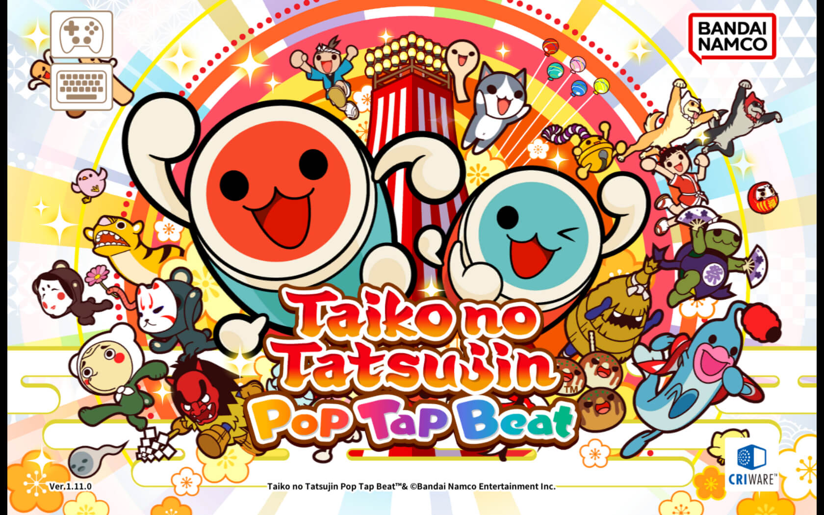 太鼓达人 Taiko no Tatsujin Pop Tap Beat for Mac v1.11.0 中文原生版-1