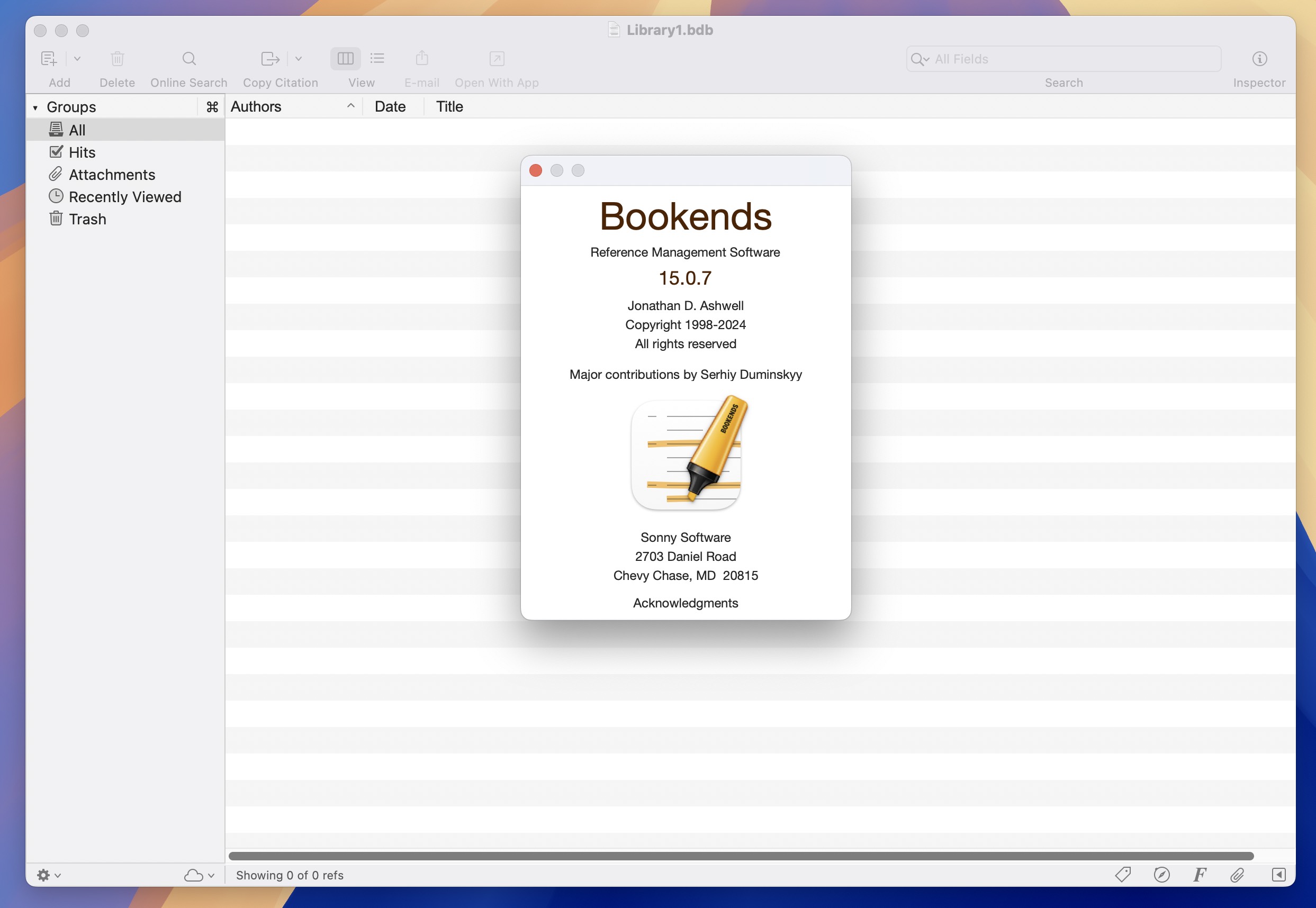 Bookends for Mac v15.0.7 文献书籍管理工具 免激活下载-1