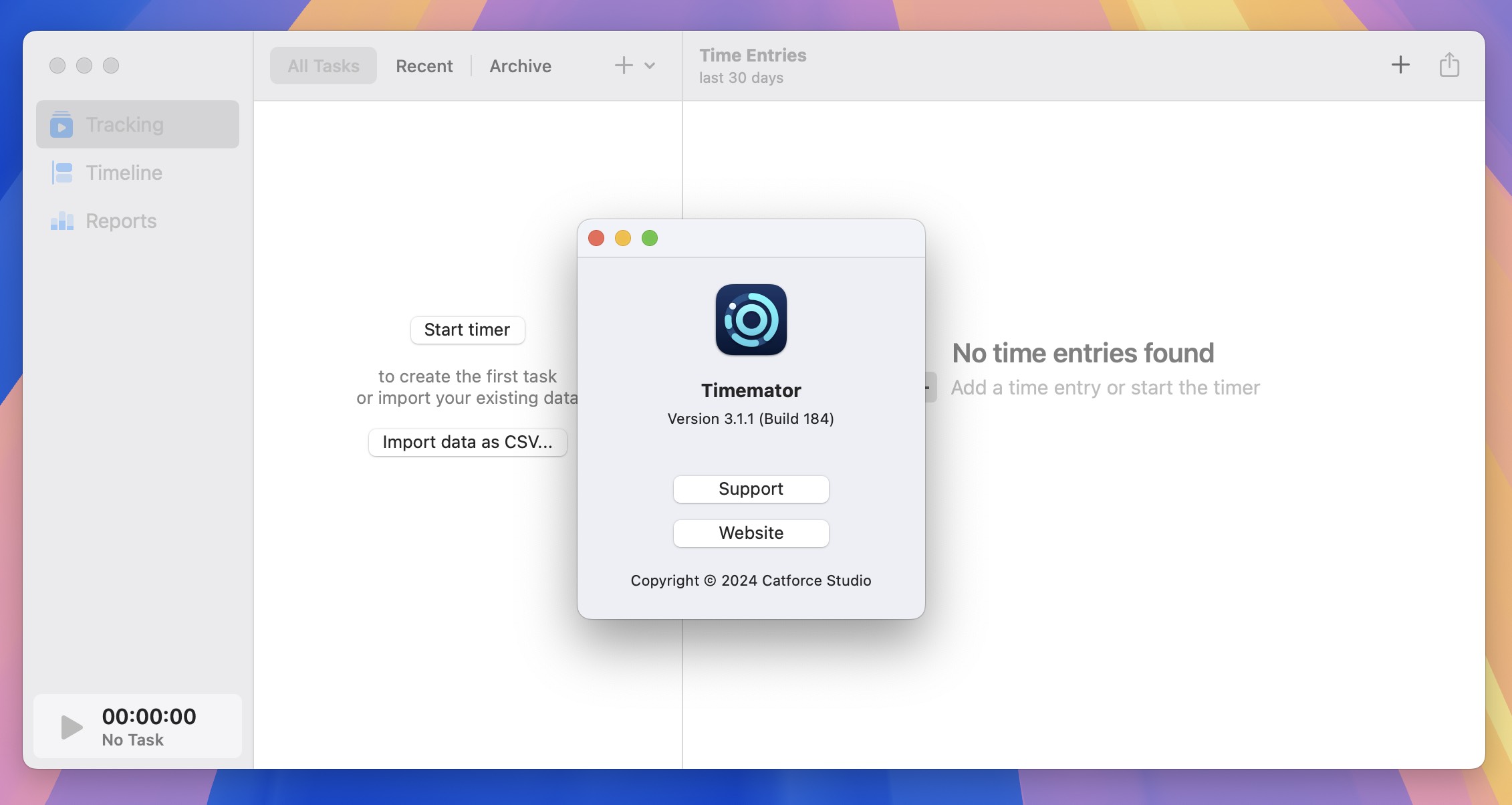 Timemator for Mac v3.1.1 优秀的时间追踪软件 免激活下载-1