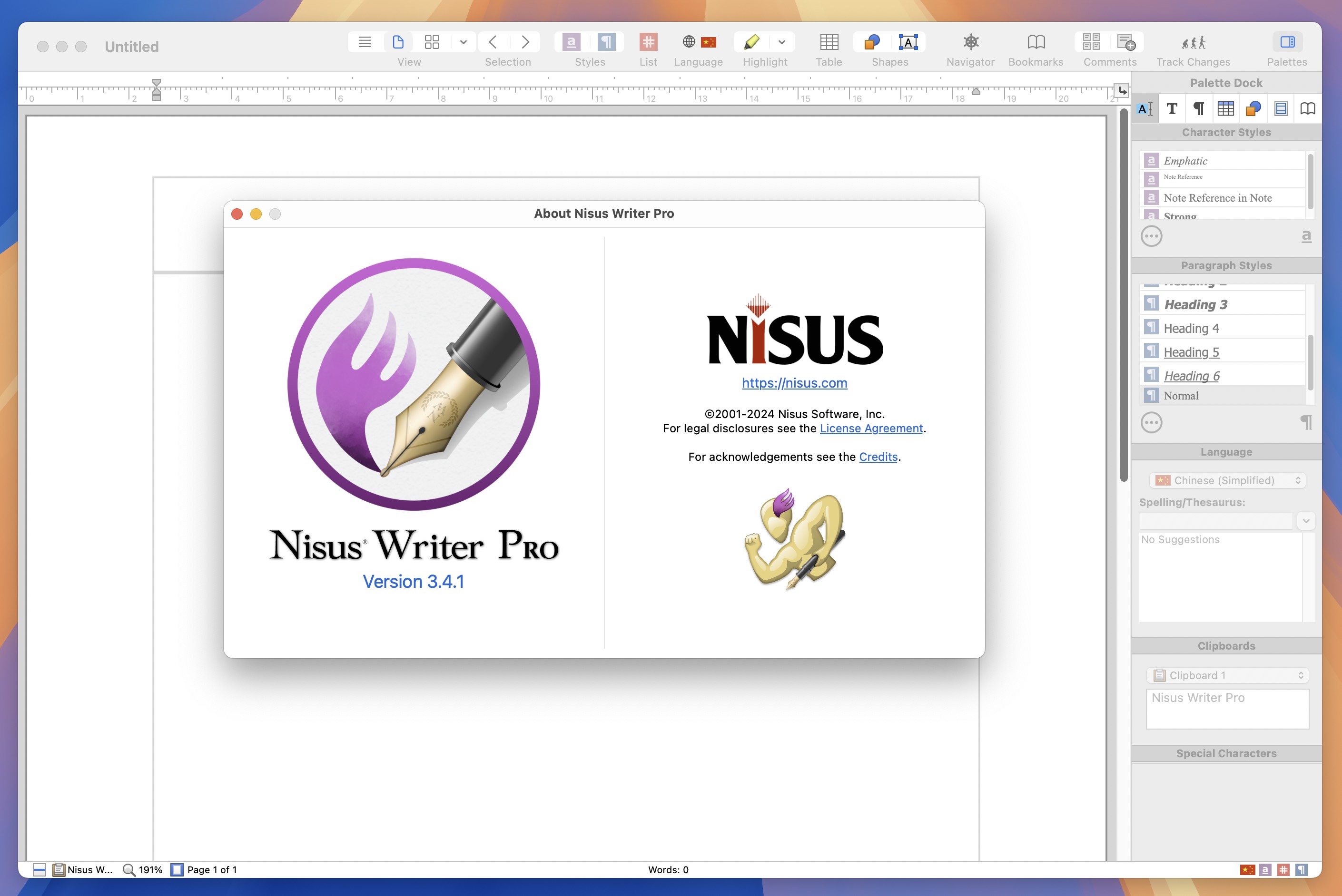 Nisus Writer Pro for Mac v3.4.1 多语言文字处理软件 免激活下载-1