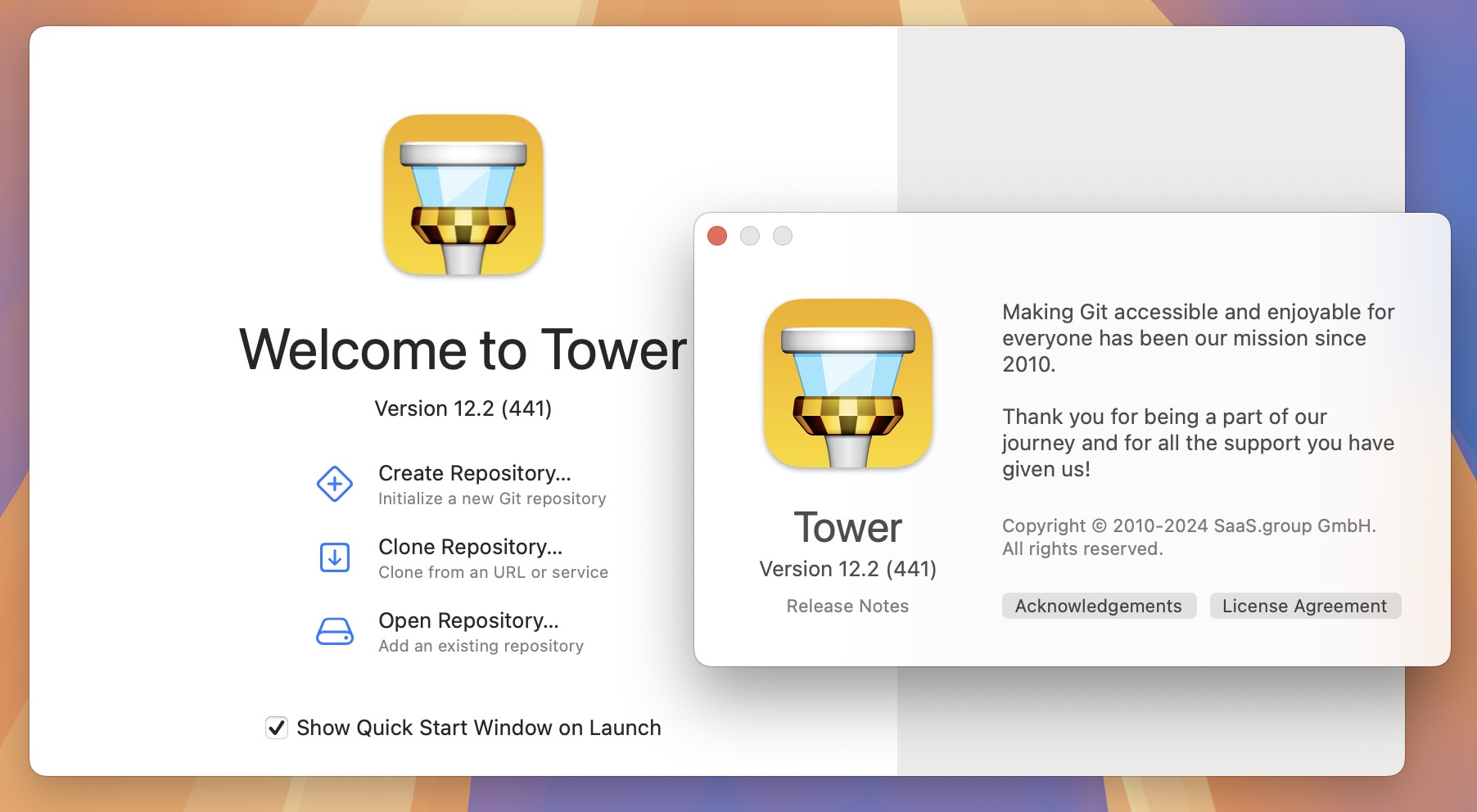 Tower PRO for Mac v12.2 强大的Git客户端 免激活下载-1