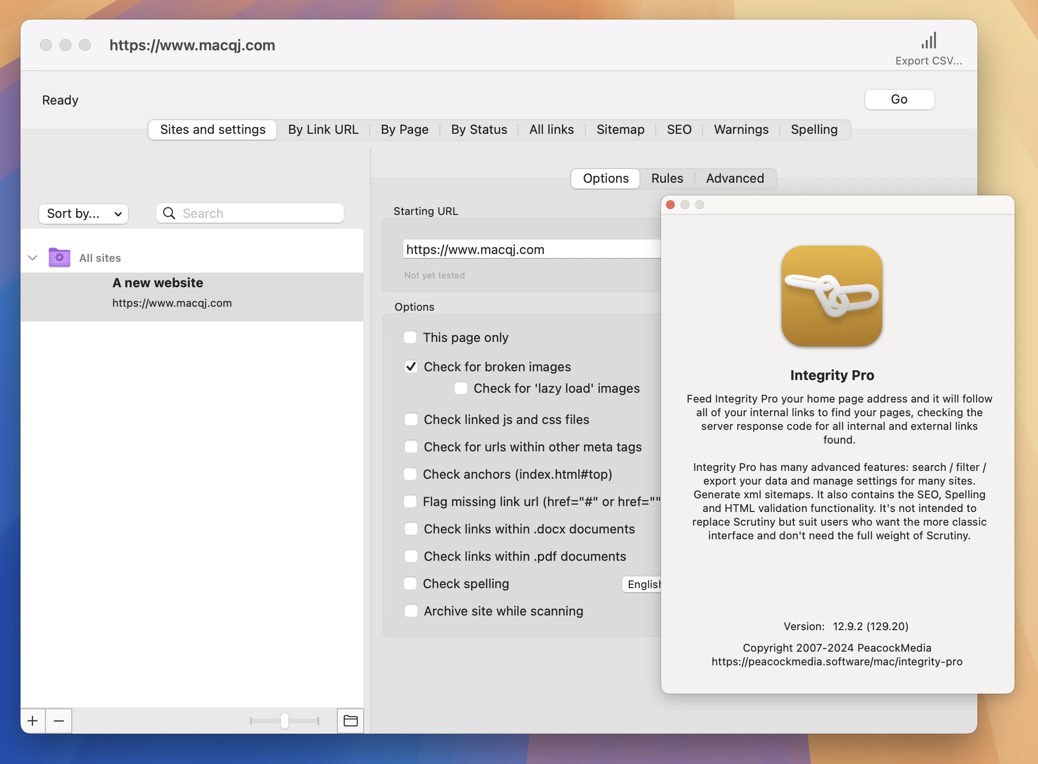 Integrity Pro for Mac v12.9.2 网站死链接清理工具 免激活下载-1