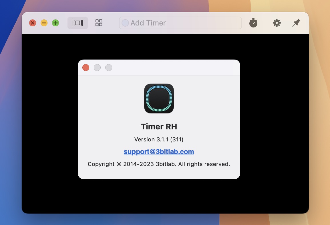 Timer RH Pro for Mac v3.1.1 轻量化定时器软件 免激活下载-1