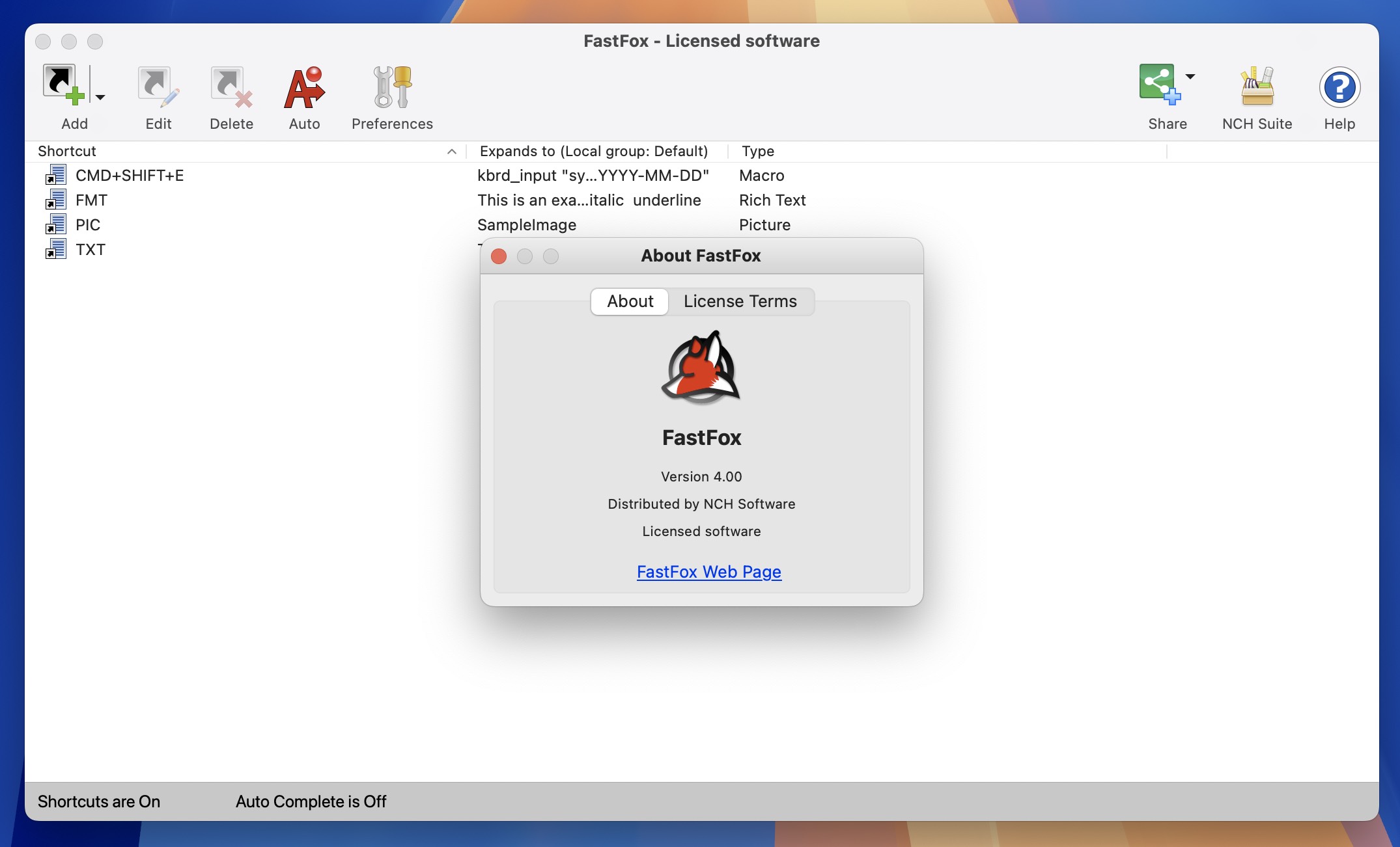 FastFox for Mac v4.0 快捷短语输入工具 免激活下载-1