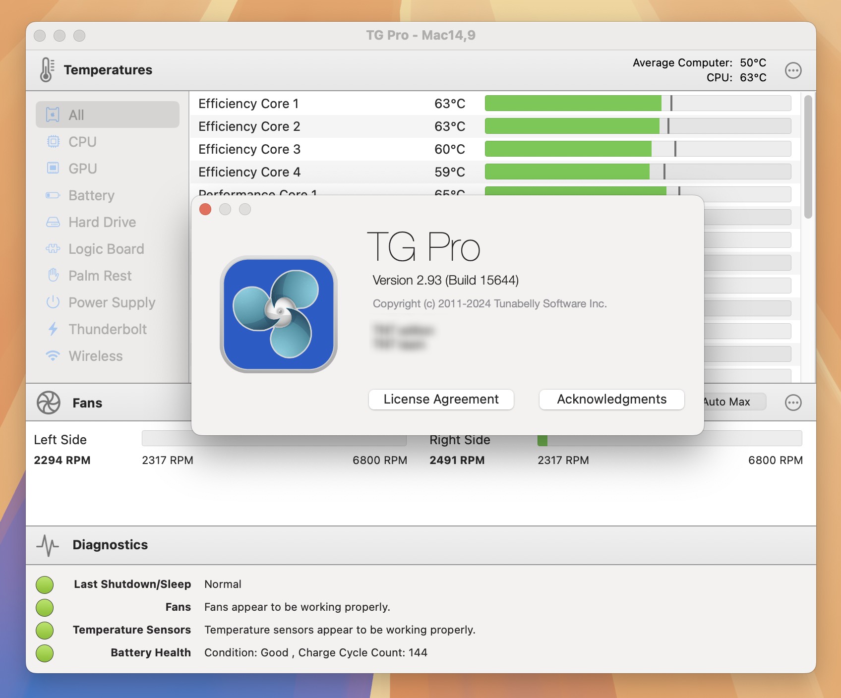 TG Pro for Mac v2.93 Mac硬件温度检测工具 免激活下载-1