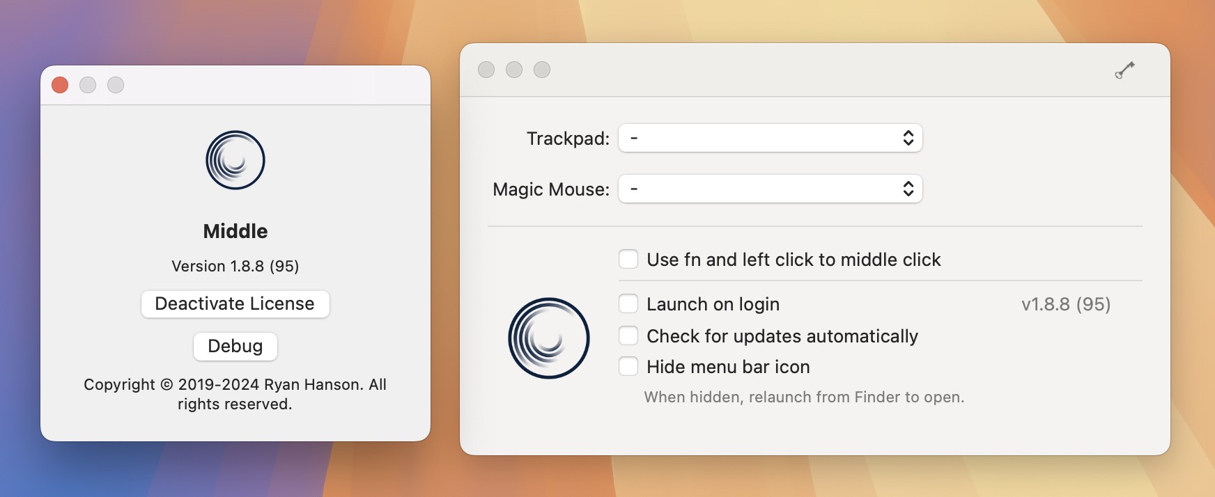 Middle for Mac v1.8.8 触控板和鼠标增强工具 免激活下载-1