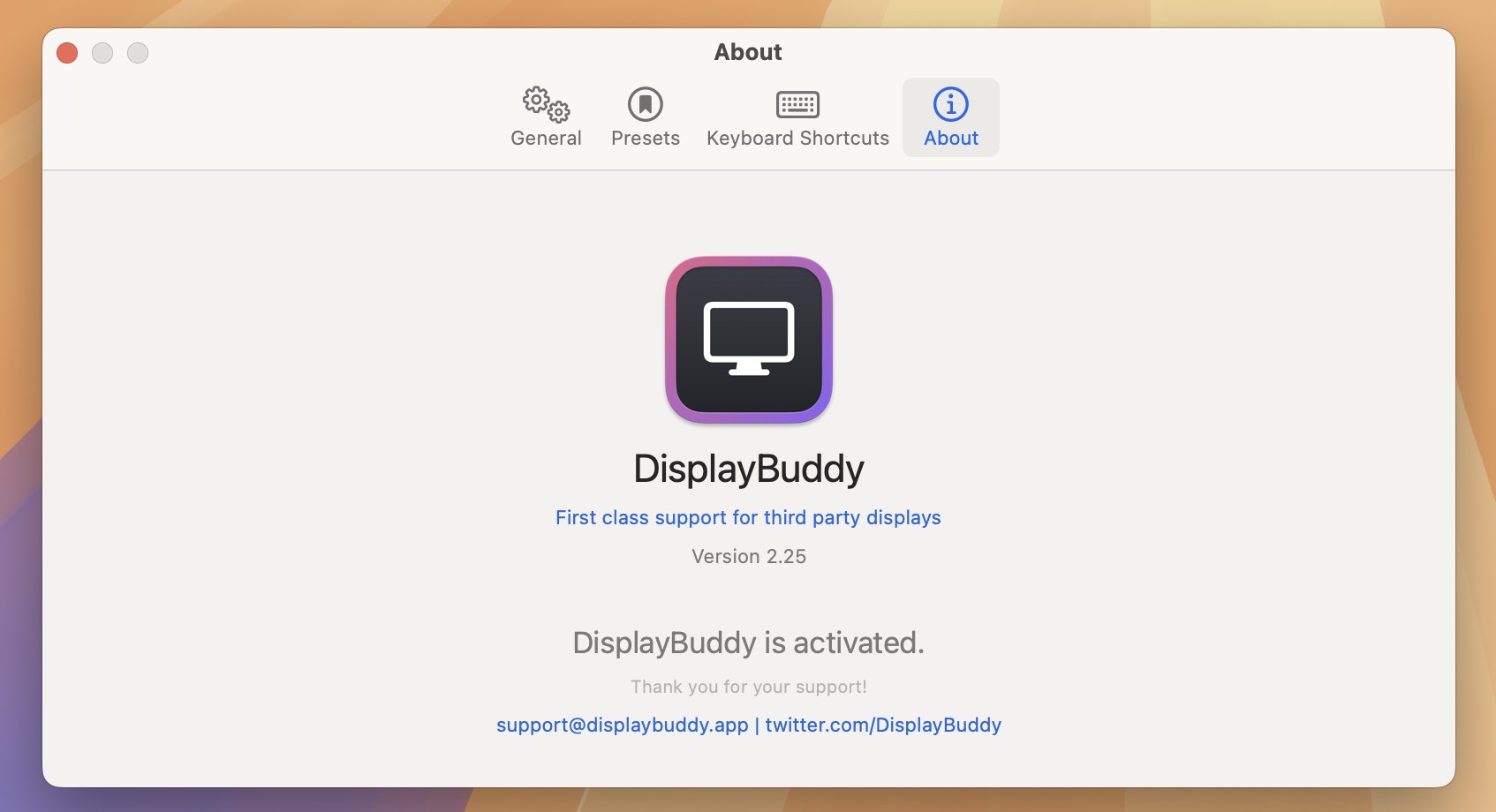 DisplayBuddy for Mac v2.25 外接显示器亮度控制工具 免激活下载-1