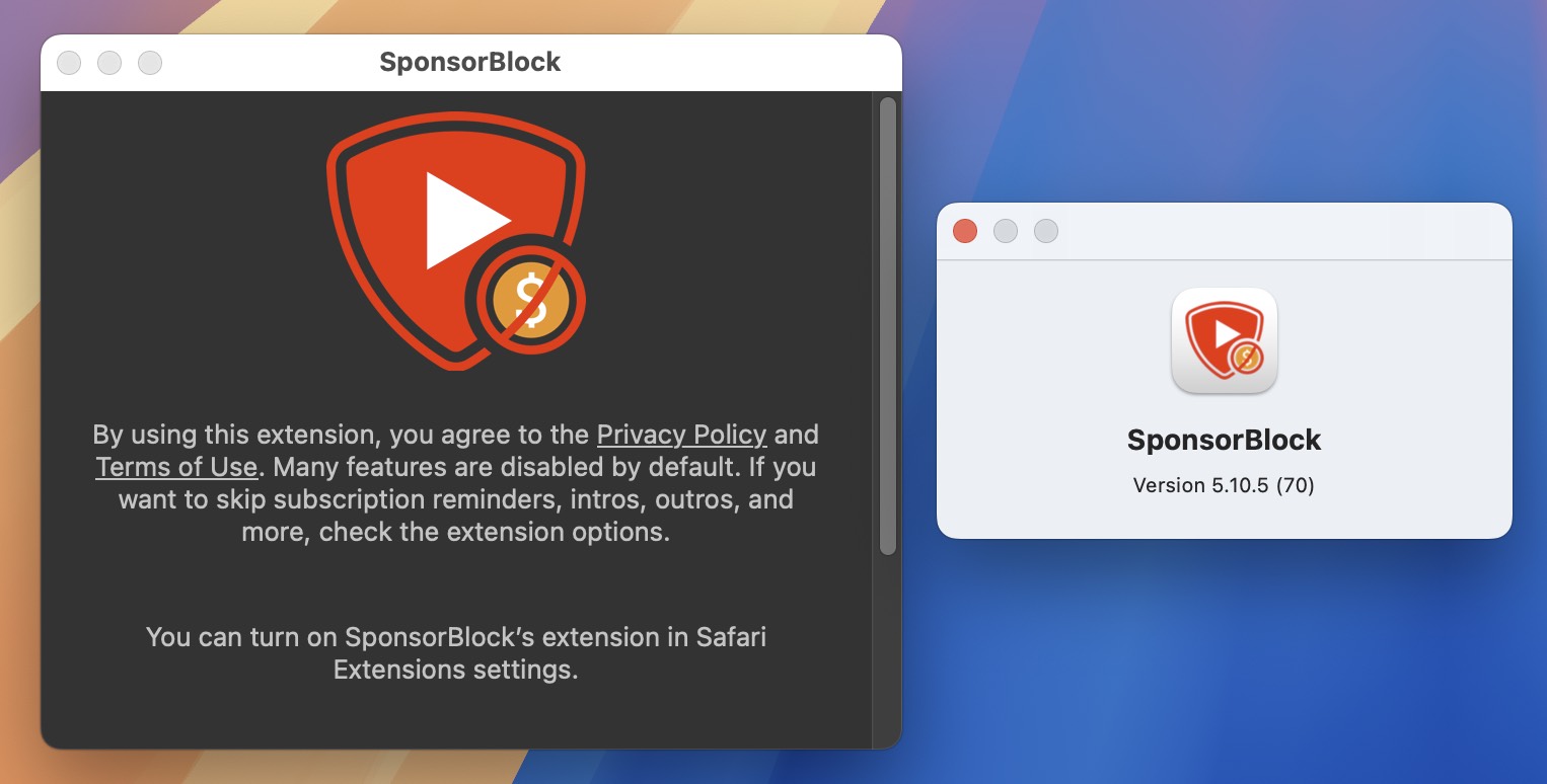 SponsorBlock for Mac v5.10.5 跳过youtube赞助商广告 免激活下载-1