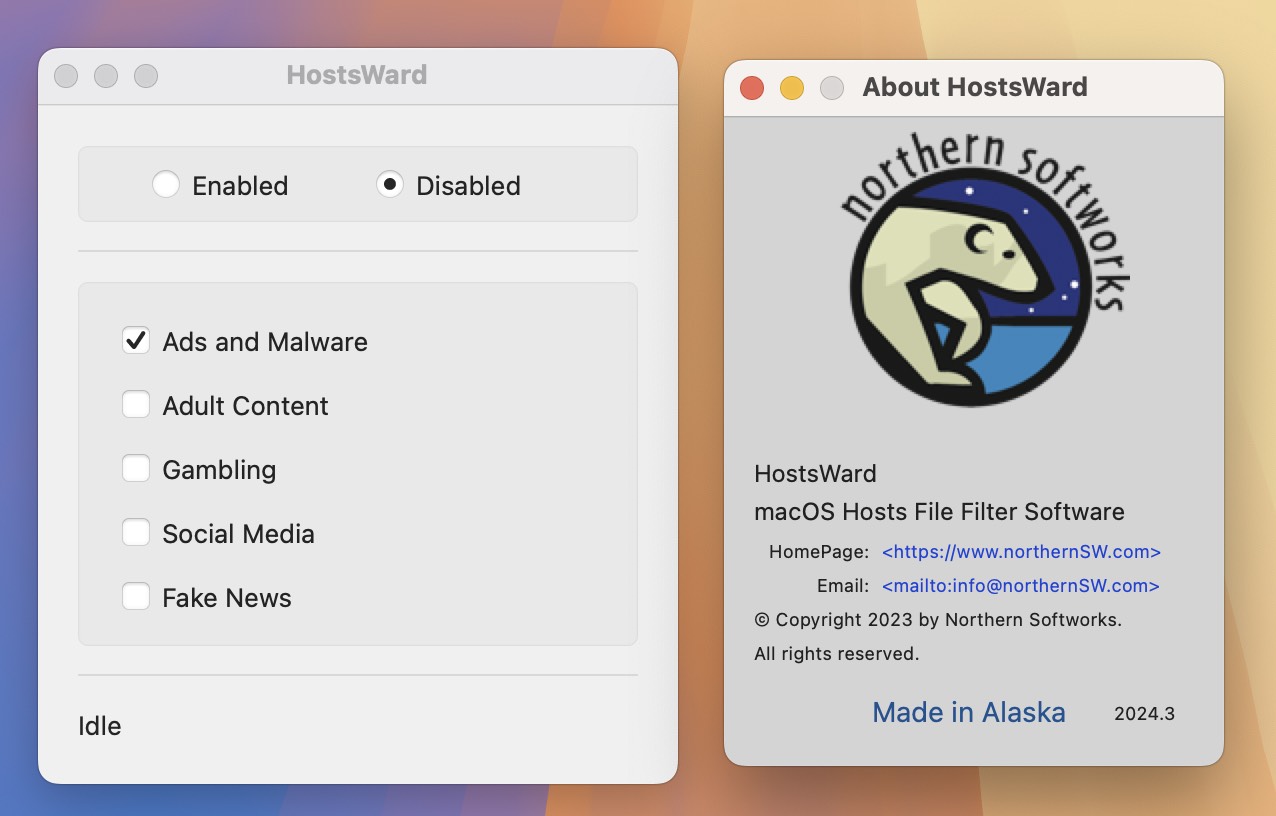 HostsWard for Mac v2024.3 macOS广告拦截软件 免激活下载-1