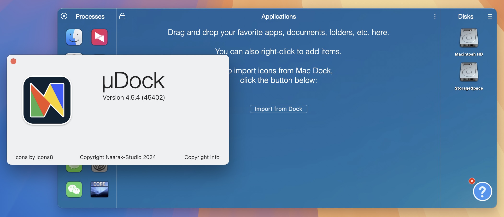 uDock for Mac v4.5.4 Dock栏快速启动程序 免激活下载-1