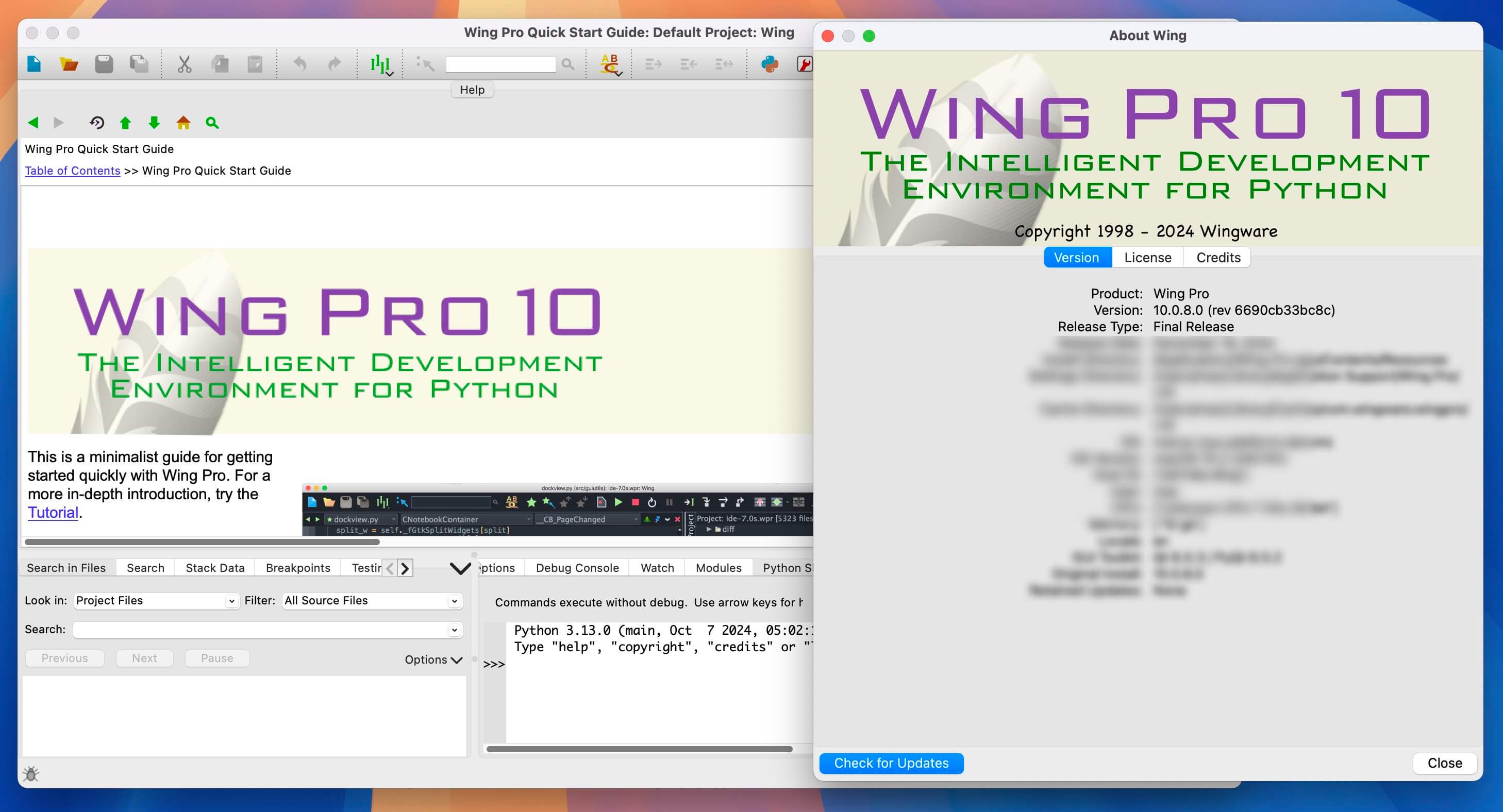 Wing Pro for Mac v10.0.8 强大的Python开发工具 免激活下载-1